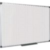 Bi Office Gridded Non-Magnetic Drywipe Whiteboards