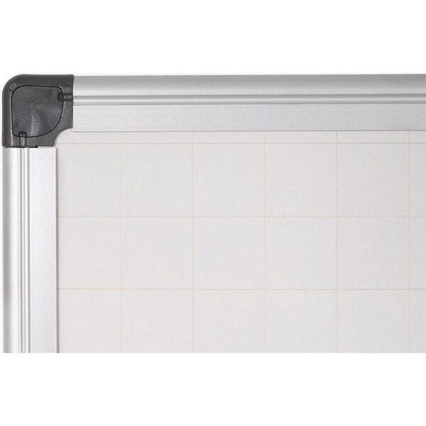Bi Office Gridded Non-Magnetic Drywipe Whiteboards