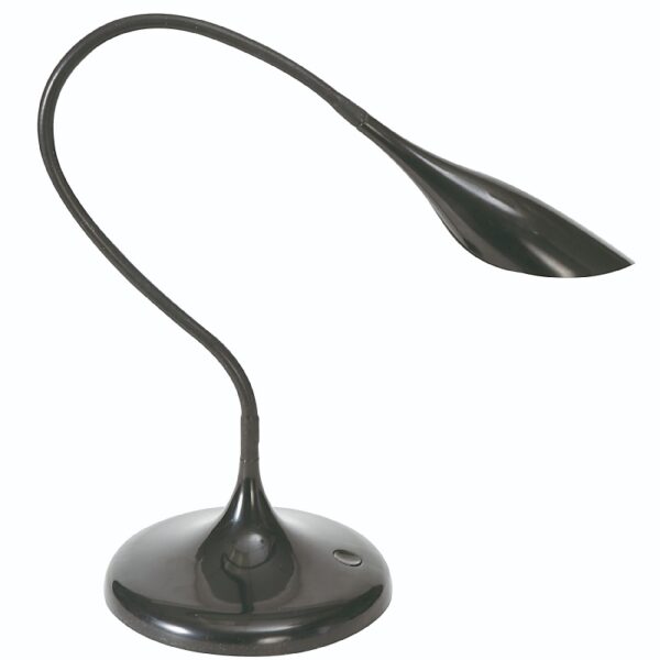 Arum Black LED Desk Lamp