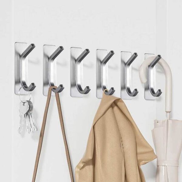 Self-Adhesive Hooks (Pack of 6)
