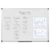 Bi Office Non-Magnetic Drywipe Whiteboards + FREE Pens & Eraser