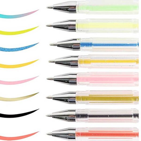 Coloured Gel Pens (Pack of 100)