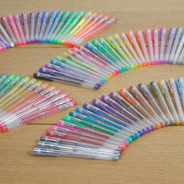 Coloured Gel Pens (Pack of 100)