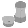Grey Dish Brush & Sponge Set