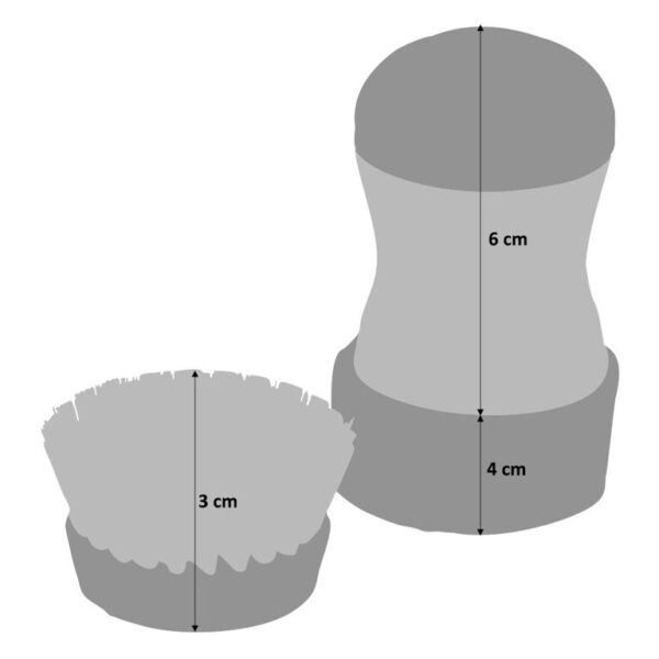 Grey Dish Brush & Sponge Set
