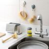 Grey Dish Brush & Sponge Set