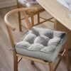 Velvet Mix Pack of 2 Seat Cushions - Natural