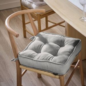 Velvet Mix Pack of 2 Seat Cushions - Natural