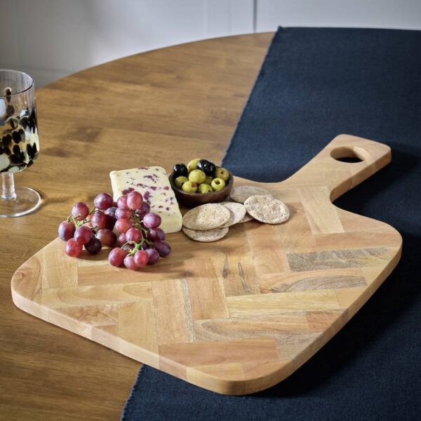 Mango Wood Parquet Serve Board
