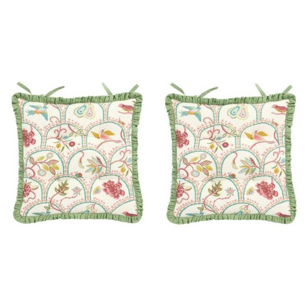 Habitat x Sanderson & National Trust Pack of 2 Seat Cushion
